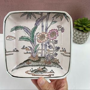Porcelain Ware Hand Decorated Macau Flower Dish